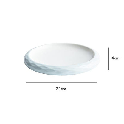 Creative Round Plate Emerald (2 Colors and 2 Sizes)