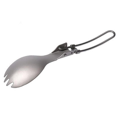 Titanium Folding Spoon/Fork Maroma