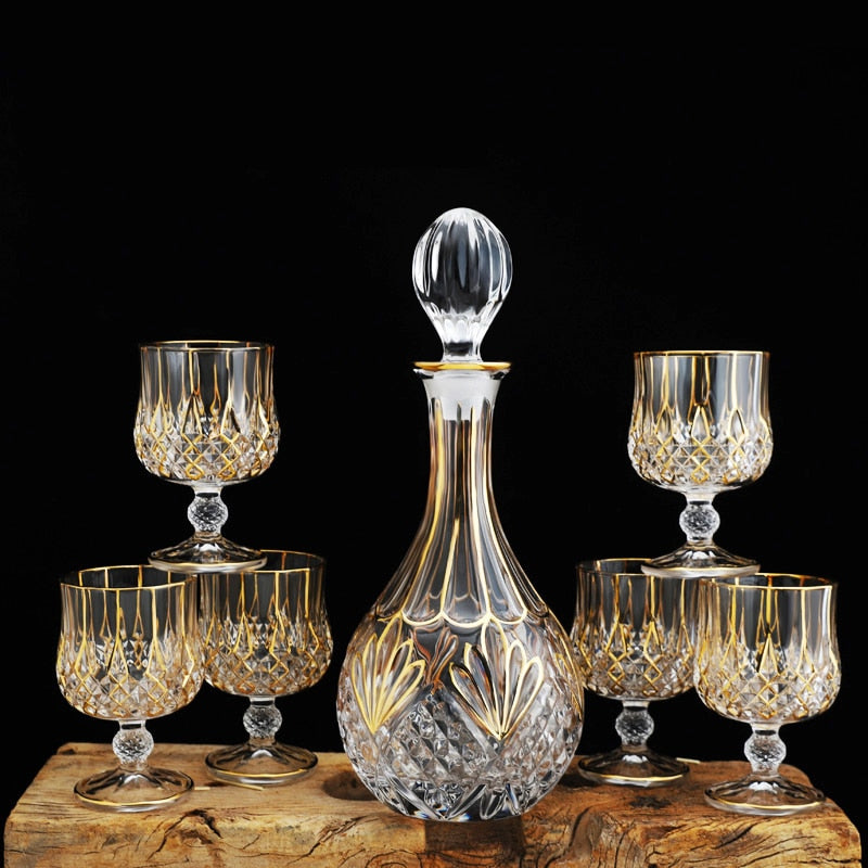 Wine Decanter with Glass Goblets Teviot