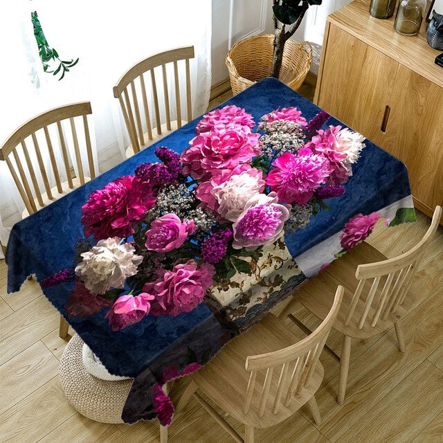 Flower Tablecloths Tweed (16 Styles)