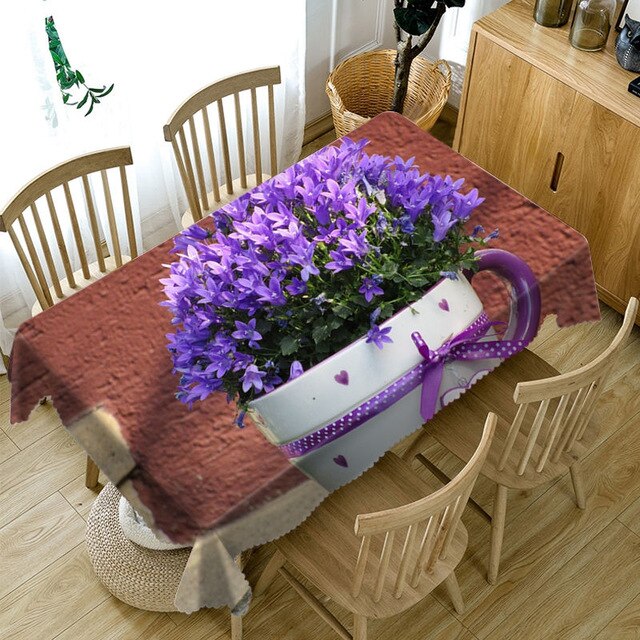 Flower Tablecloths Tweed (16 Styles)