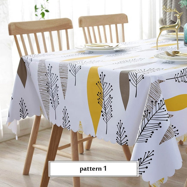 Waterproof Tablecloths Staithes (3 Colors and 7 Sizes)