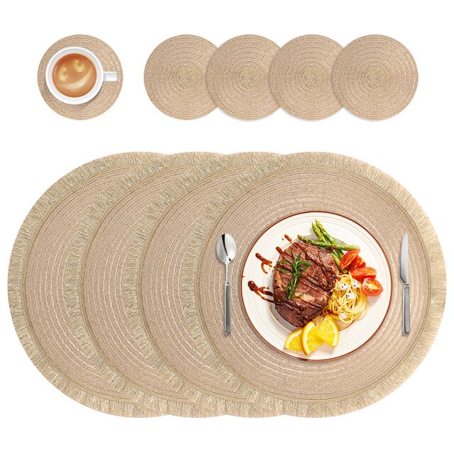 Round Weaving Placemat Claude